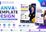 design facebook, instagram and linkedin posts in canva